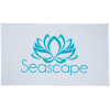 View Image 1 of 2 of Oversize Velour Beach Towel - White - 24 hr