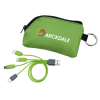 View Image 1 of 7 of Solstic Zip Around USB-C Charging Cable Pouch