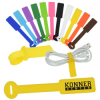 Whizzie SpotterTie Luggage Tag - Rectangle - Small - 3/4" x 3-13/16" x 1/16".
