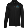 View Image 1 of 3 of Ice Performance Pique Long Sleeve Polo - Men's - Full Color