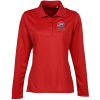 View Image 1 of 3 of Ice Performance Pique Long Sleeve Polo - Ladies' - Full Color