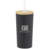 View Image 1 of 3 of Wren Vacuum Tumbler with Straw - 17 oz. - Laser Engraved