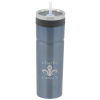 View Image 1 of 4 of Veil Vacuum Tumbler with Straw - 20 oz. - Laser Engraved