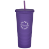 View Image 1 of 3 of Bux Tumbler with Straw - 24 oz. - 24 hr