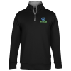 View Image 1 of 3 of Contrast Zipper Performance 1/4-Zip Pullover - 24 hr