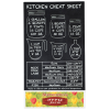 Kitchen Cheat Sheet Magnet - 20 mil