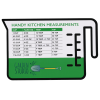 View Image 1 of 1 of Handy Kitchen Measurements Magnet - 30 mil