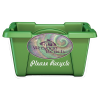 View Image 1 of 1 of Recycle Bin Container Magnet - 20 mil