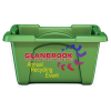 View Image 1 of 1 of Recycle Bin Container Magnet - 30 mil