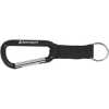 Carabiner With Black Strap - 8mm