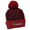 View Image 1 of 3 of Halftime Heather Pom Beanie