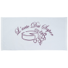 View Image 1 of 2 of King Size Velour Beach Towel - White - 24 hr