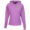 View Image 1 of 3 of Cutter & Buck Adapt Knit Heather Hooded Pullover - Ladies'