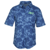 View Image 1 of 3 of Mini Pique Knit Short Sleeve Camp Shirt