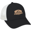 View Image 1 of 4 of Structured Cotton Twill Trucker Cap - Laser Engraved Patch - 24 hr