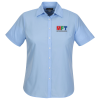 View Image 1 of 3 of Essential Broadcloth Short Sleeve Shirt - Ladies'