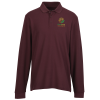 View Image 1 of 3 of Signature Pique Long Sleeve Polo - Men's