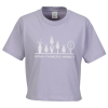 View Image 1 of 3 of Sidney Heavyweight Cropped Boxy T-Shirt - Ladies'