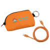 View Image 1 of 4 of Solstice Zip Around USB-C Cable Pouch