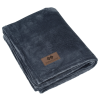 View Image 1 of 3 of Ultra Plush Blanket - Laser Engraved Patch