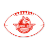 Football Car Sign Magnet