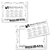 Holiday Calendar Magnet - Punch Out Picture Frame