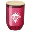 View Image 1 of 3 of Montrose Wine Tumbler with Bamboo Lid - 12 oz.