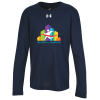 View Image 1 of 3 of Under Armour Team Tech Long Sleeve T-Shirt - Youth - Full Color