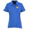 adidas Textured Stripe Polo - Ladies'