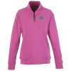 View Image 1 of 3 of Crosswind 1/4-Zip Sweatshirt - Ladies' - Embroidered