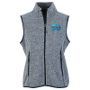 View Image 1 of 3 of Jasper Jacquard Fleece Vest - Ladies'