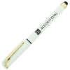 View Image 1 of 6 of Cali Soft Touch Stylus Gel Pen - Opaque - Matte Gold - 24 hr