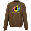 View Image 1 of 3 of Hanes Beefy Sweats Premium Heavyweight Crew Sweatshirt - Full Color