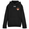 View Image 1 of 3 of Under Armour Rival Fleece Hoodie - Youth - Full Color