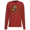View Image 1 of 3 of Port & Company Easy Cotton Long Sleeve T-Shirt - Full Color