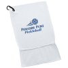 View Image 1 of 3 of Sport Waffle Towel with Mesh Pockets