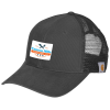 View Image 1 of 2 of Carhartt Canvas Trucker Cap - Full Color Patch