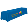 View Image 1 of 4 of Serged Open-Back Polyester Table Throw - 12 feet