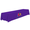View Image 1 of 4 of Serged Open-Back Polyester Table Throw - 16 feet