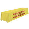 View Image 1 of 4 of Serged Closed-Back Polyester Table Throw - 12 feet
