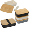 Bamboo Fiber Lunch Box with Cutting Board Lid