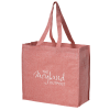 Structured Cotton Shopper Tote with Interior Lamination