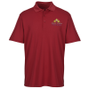 View Image 1 of 3 of Plaited Honeycomb Pique Polo - Men's