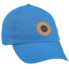 View Image 1 of 4 of Cotton Washed Cap - Solid - Laser Engraved Patch