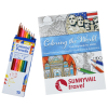 Coloring the World Stress Relieving Adult Coloring Book & Pencils