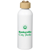 View Image 1 of 5 of Horicon Aluminum Bottle with Bamboo Lid - 25 oz.