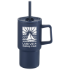 View Image 1 of 5 of Summit Vacuum Mug with Straw - 18 oz.