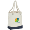 View Image 1 of 4 of Briarwood Jute Accent Tote - Full Color