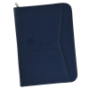 View Image 1 of 7 of Enterprise Zippered Padfolio - Debossed
