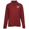 View Image 1 of 3 of Nova Performance Long Sleeve Pique Polo - Men's
